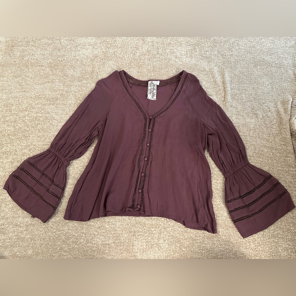 Purple Blouse - Size Small